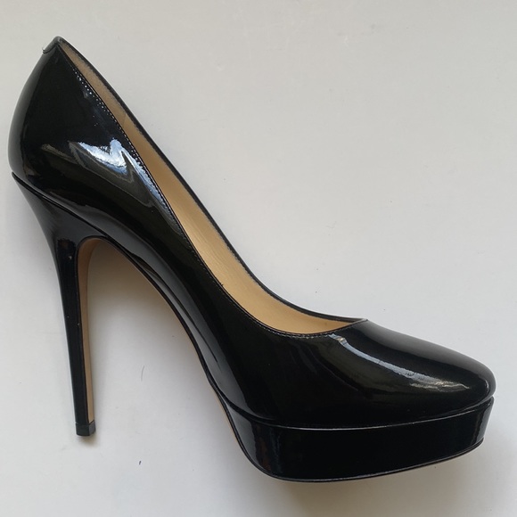 Jimmy Choo Black Patent Platform Pumps - Picture 11 of 16